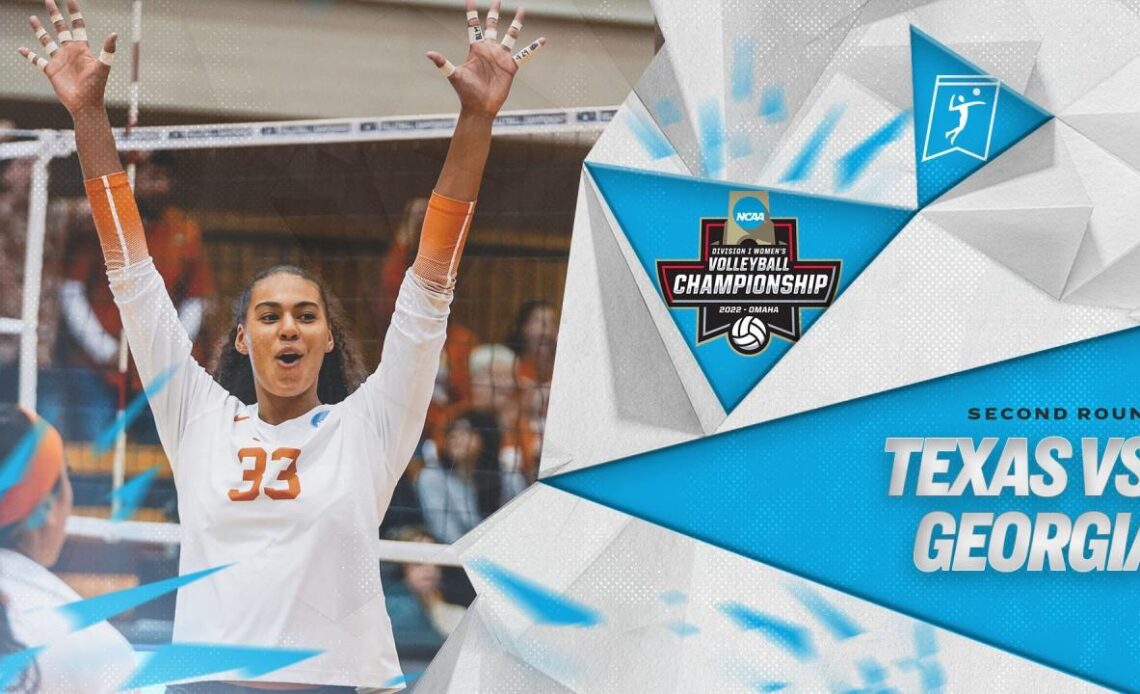 Texas vs. Georgia: 2022 NCAA volleyball second round highlights