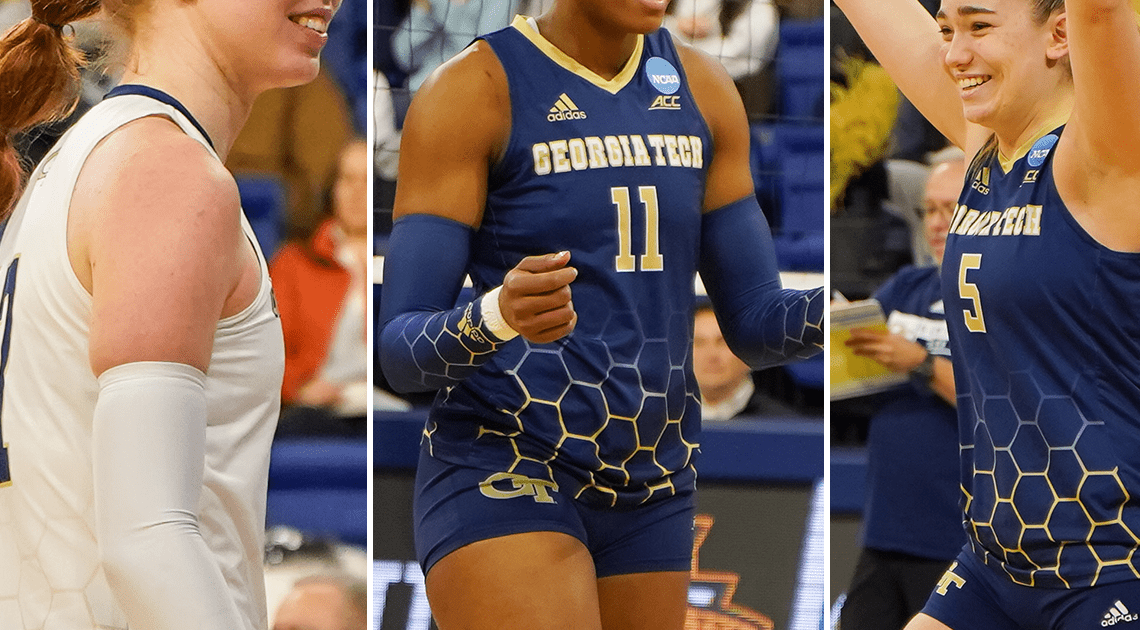 Three Yellow Jackets Tabbed All-Region – Georgia Tech Yellow Jackets