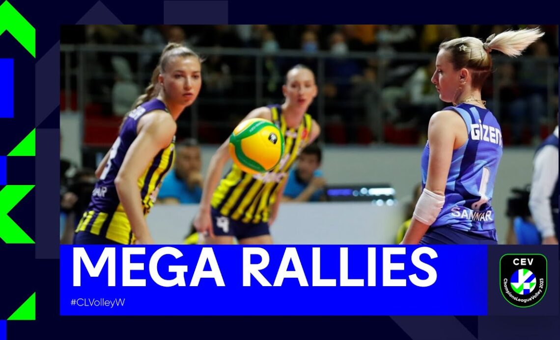 Top 10 Mega Rallies of the Round in the CEV Champions League Volley Women