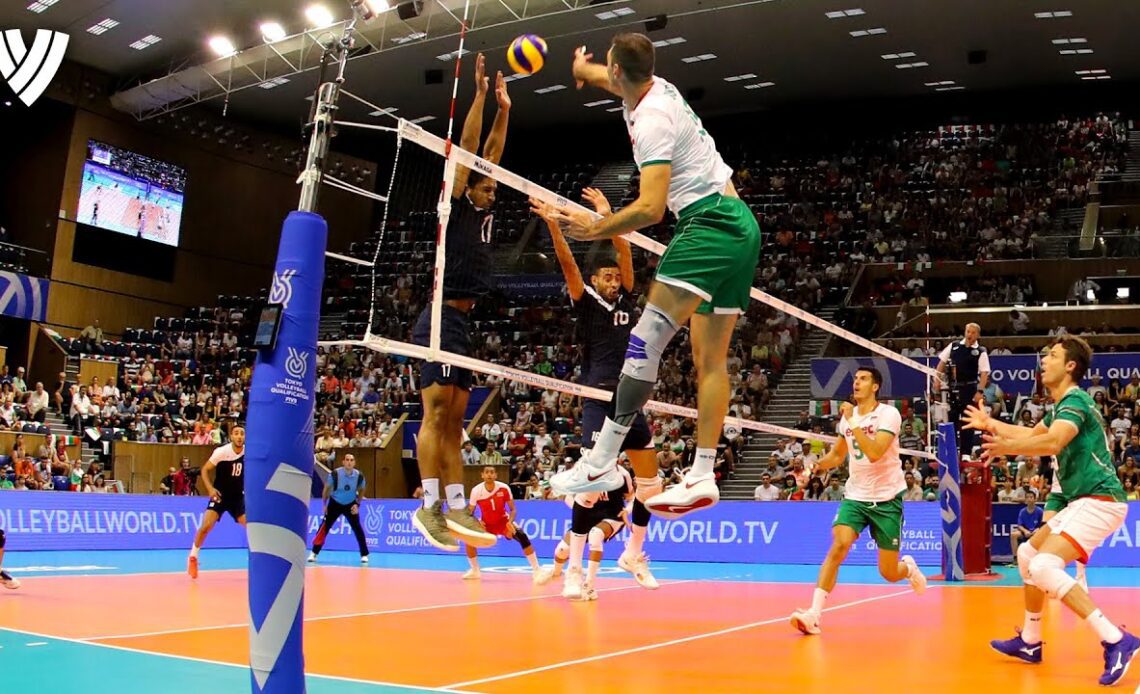 Tsvetan Sokolov shuts it down at the net! | OQT 2019 | Highlights Volleyball World