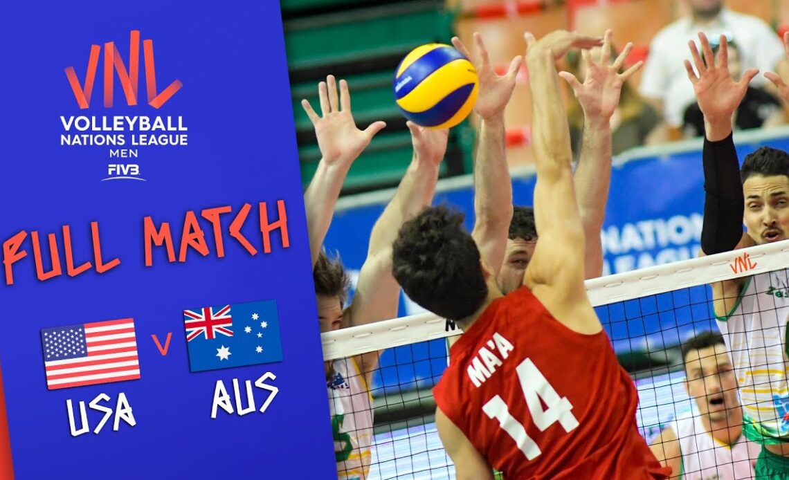USA 🆚 Australia - Full Match | Men’s Volleyball Nations League 2019