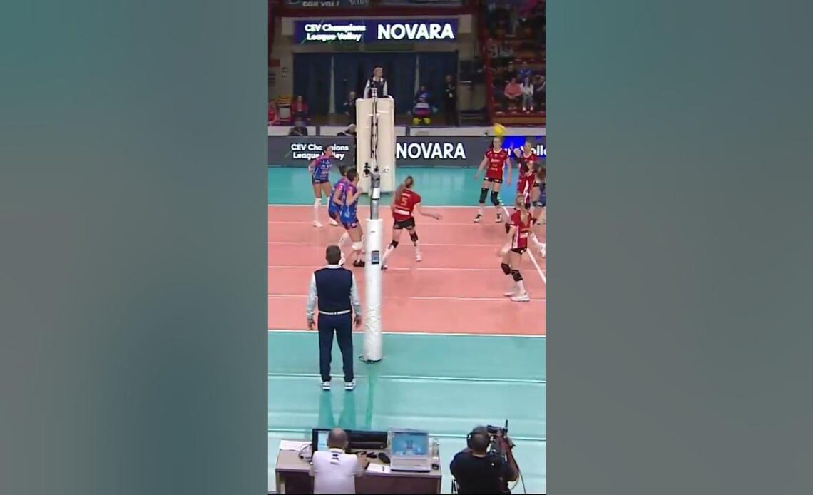 Very long rally in #CLVolleyW ¦ #Shorts