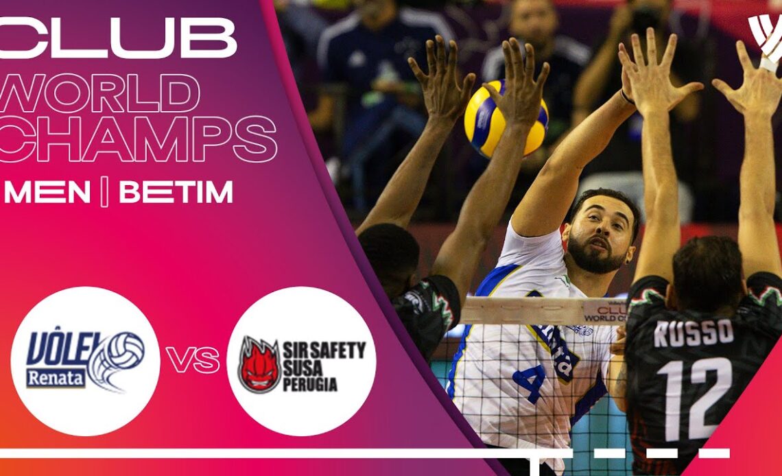 Vôlei Renata VS. IR Safety SUSA Perugia - Match Highlights | Club World Champs 🌎🏐