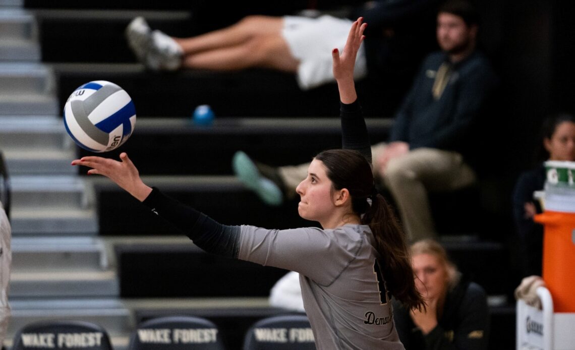 Wake Forest’s 2022 Season Comes to a Close in NIVC Second-Round