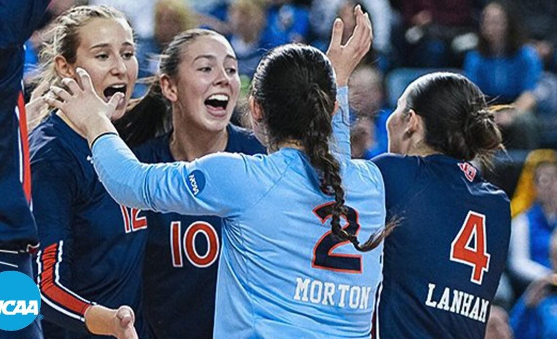 Watch Auburn volleyball close out its first-round upset over Creighton