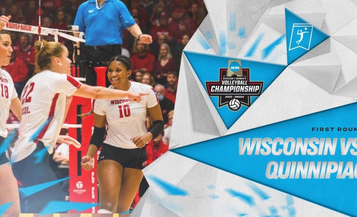 Wisconsin vs. Quinnipiac: 2022 NCAA volleyball first round highlights