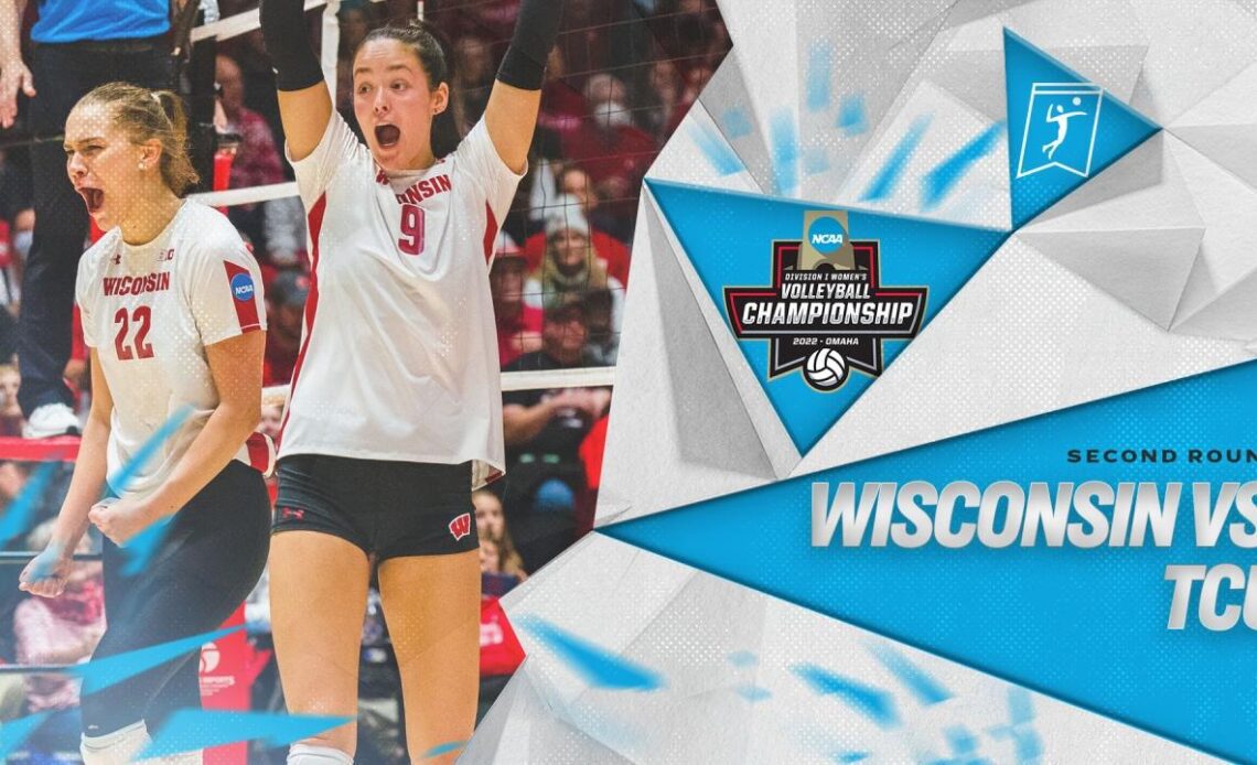 Wisconsin vs. TCU: 2022 NCAA volleyball second round highlights