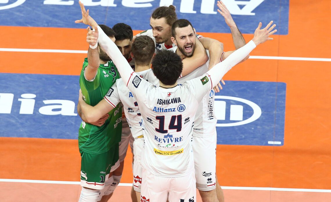 WorldofVolley :: ITALIAN CUP M: Milano knock out Lube as Final Four lineup gets defined
