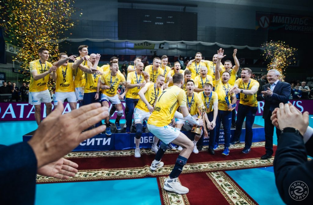 WorldofVolley :: RUSSIAN CUP M: Zenit-Kazan win competition for 11th time out of 12 final appearances