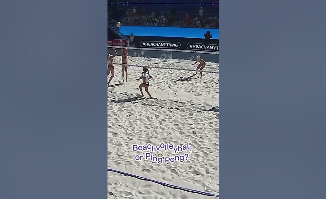 Beach volleyball or ping pong?