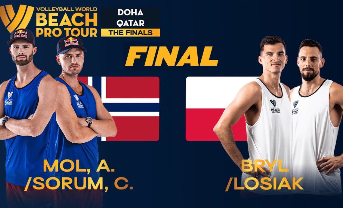 Bryl/Losiak vs. Mol/Sorum - Gold Match Highlights Doha 2023 #BeachProTour