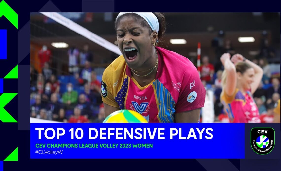 Defense Wins Points I Top Defensive Plays of the Week - CEV Champions League Volley 2023 Women