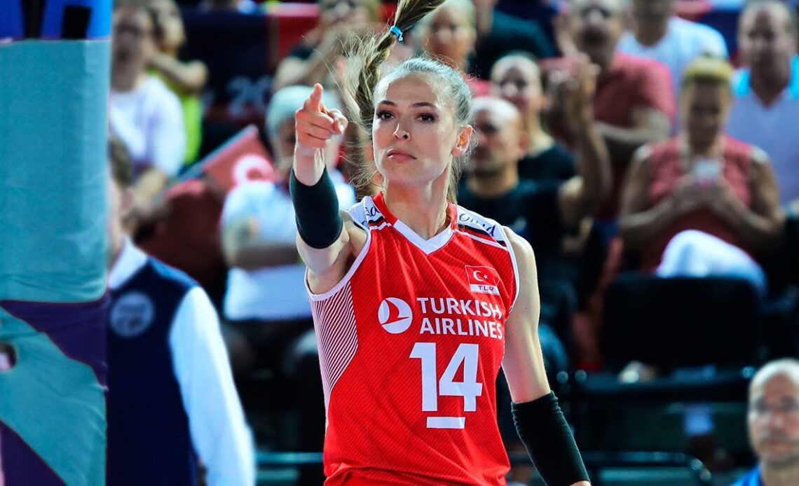 Do not 😈 angry 😈 the Captain of the Turkish Volleyball Team - Eda Edim Dündar | World Cup 2022