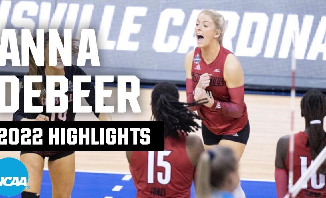 Every Anna DeBeer kill & ace in the 2022 NCAA volleyball tournament