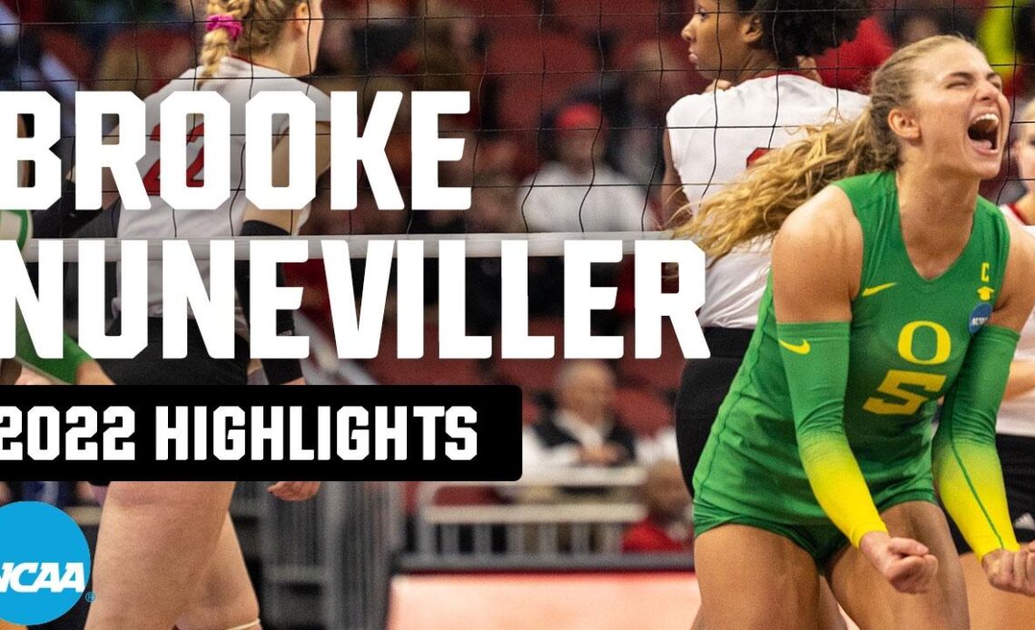 Every Brooke Nuneviller kill & ace in the 2022 NCAA volleyball tournament