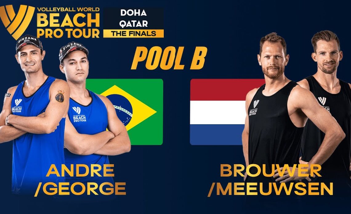 George/Andre vs. Brouwer/Meeuwsen - Quarter Final Highlights Doha 2023 #BeachProTour