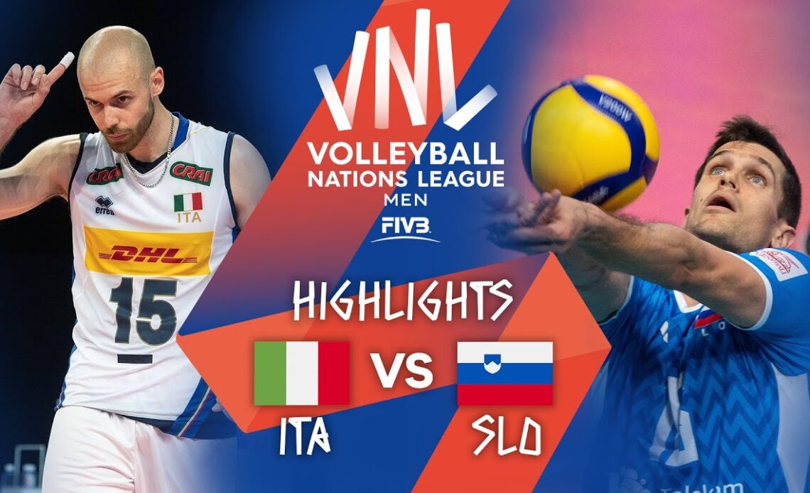 ITA vs. SLO - Highlights Week 1 | Men's VNL 2021