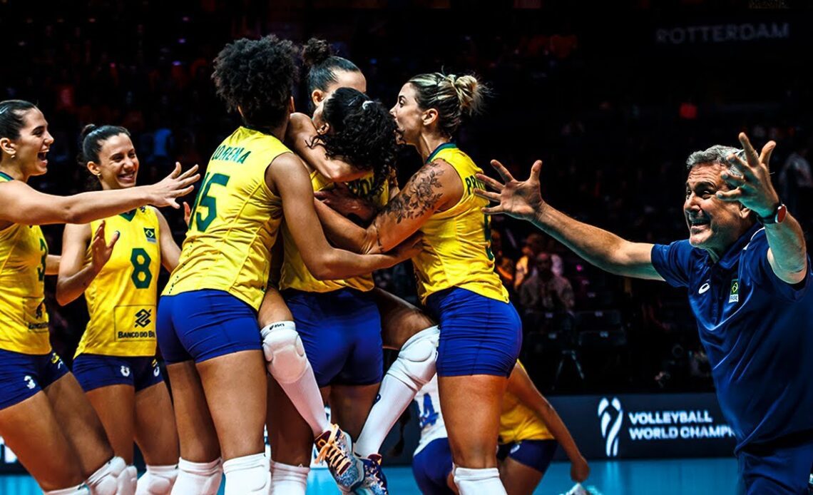 Incedeble Volleyball Actions by Brazil | Unforgettable Moments |  World Championship 2022 (HD)