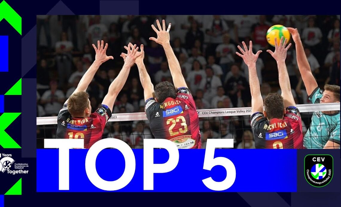 Incredible Plays! The Best Rallies of the Round in the CEV Champions League Volley Men
