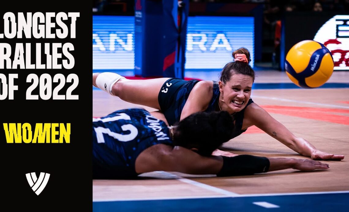 🥵 MARATHON at the Net: The Most Epic Rallies of 2022 | Women