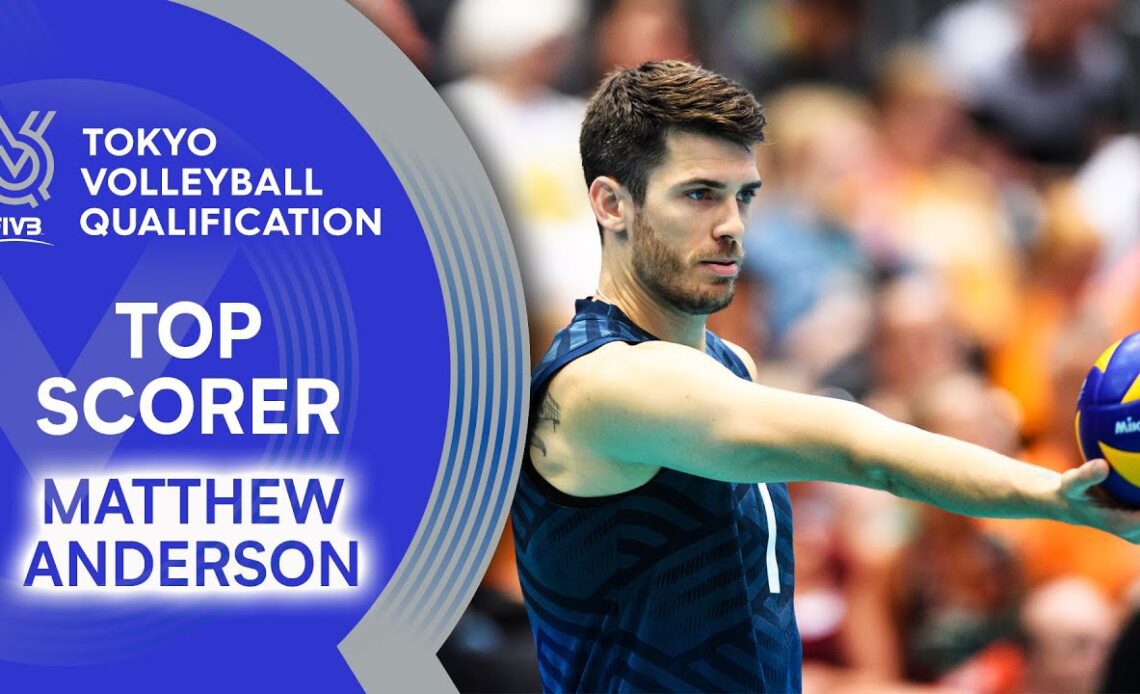 Matt Anderson spikes with Force & Purpose | Top Scorer | Volleyball Olympic Qualification 2019