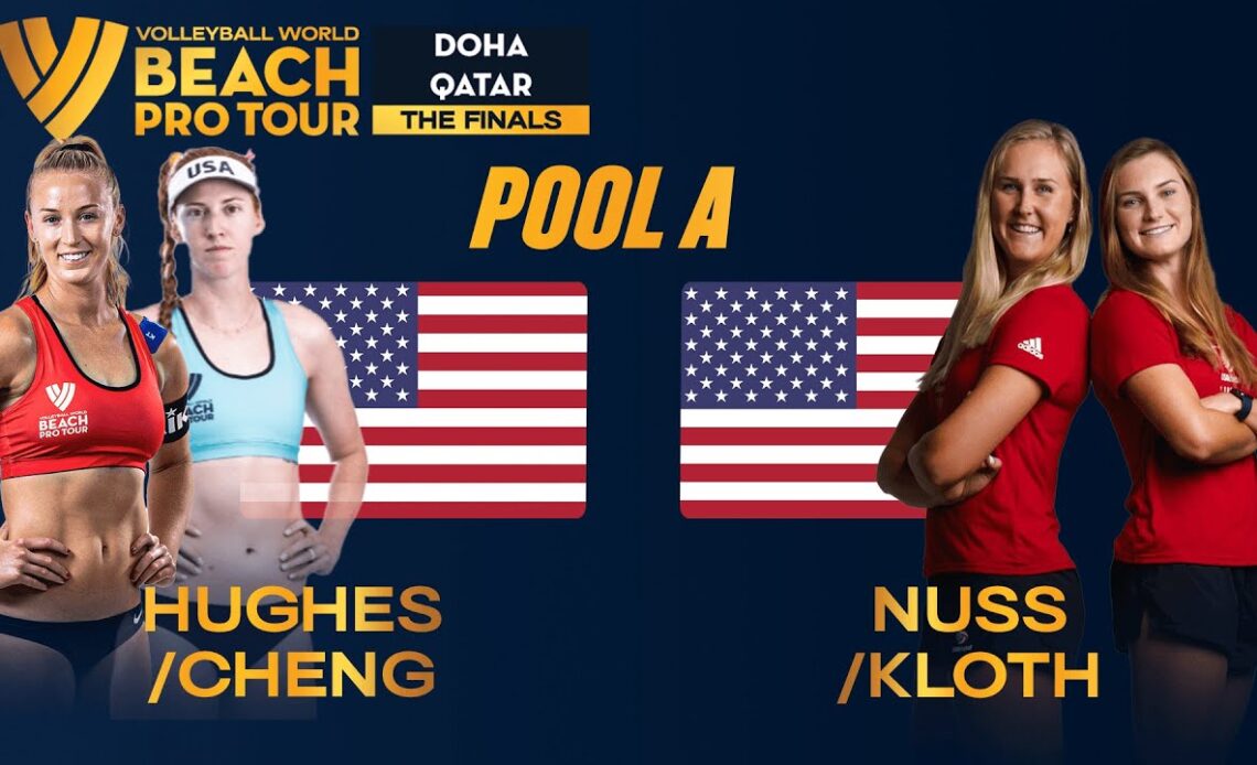 Nuss/Kloth vs. Hughes/Cheng - Quarter Finals Highlights Doha 2023 #BeachProTour