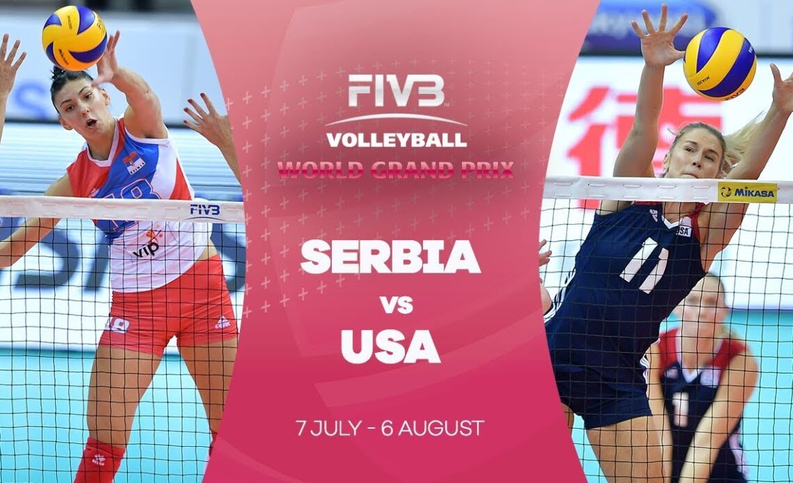 Serbia v USA highlights - FIVB World Grand Prix