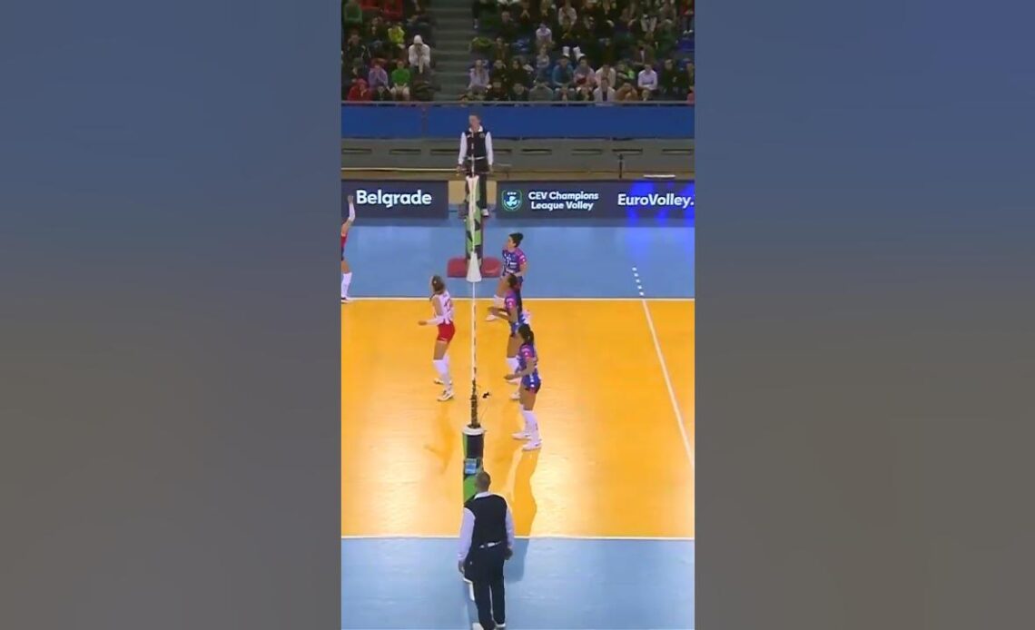 #Shorts ¦ Right place, right moment - #CLVolleyW #EuropeanVolleyball #Volleyball