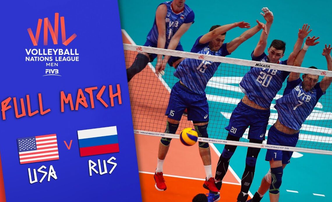 USA 🆚 Russia - Full Match | Men’s Volleyball Nations League 2019