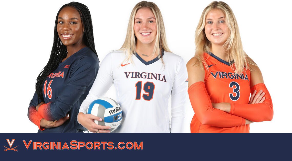 Virginia Volleyball || Three Cavaliers Garner VaSID All-State Honors
