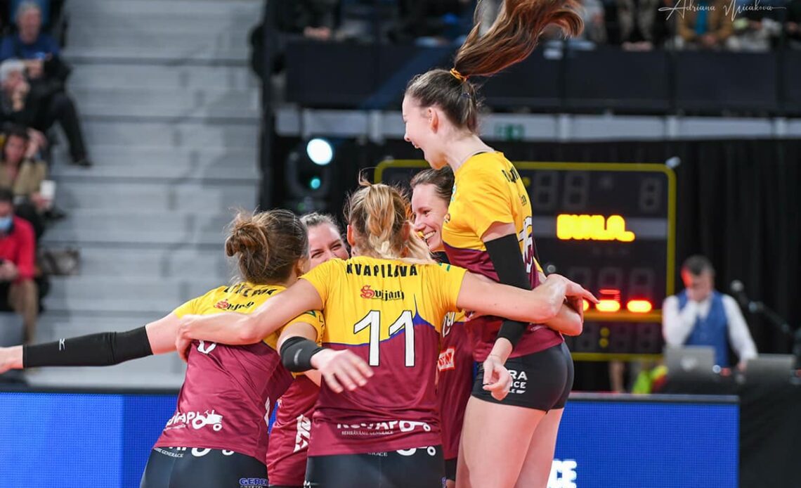 WorldofVolley :: CEV CUP W: Round of 16 completed with Dukla’s progression
