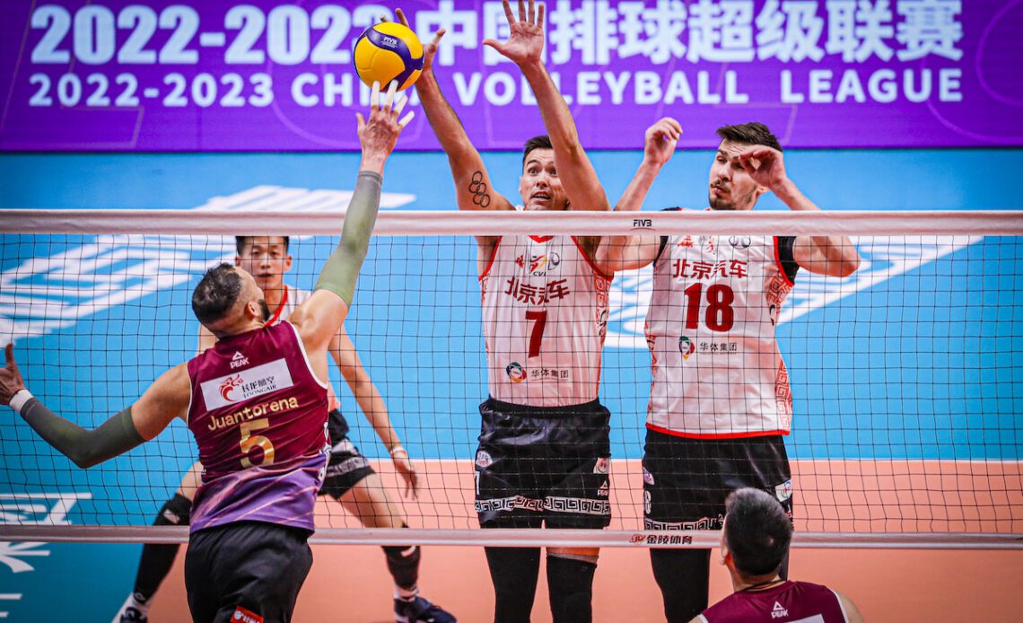 WorldofVolley :: CHN M: Beijing win Game 1 of finals against Shanghai, coming to one step from defending title