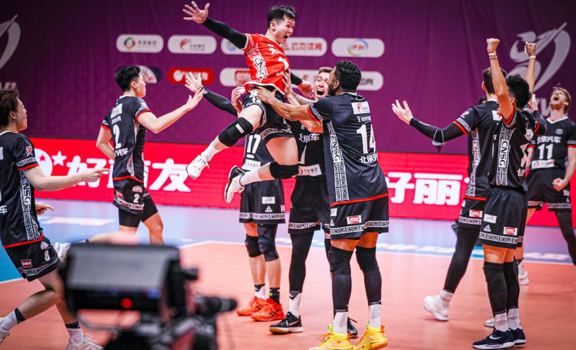 WorldofVolley :: CHN M: No title for Juantorena and Bednorz – Beijing remain on Super League throne