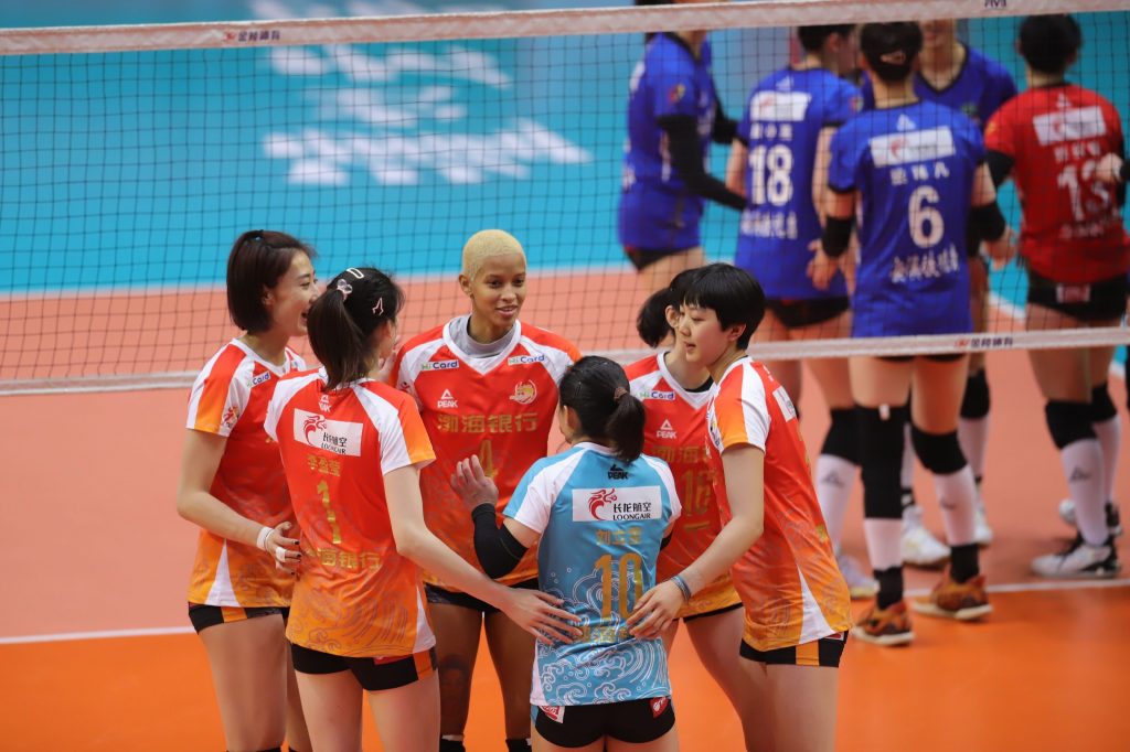 WorldofVolley :: CHN W: Successful start to playoff semi-finals for Tianjin and Shanghai
