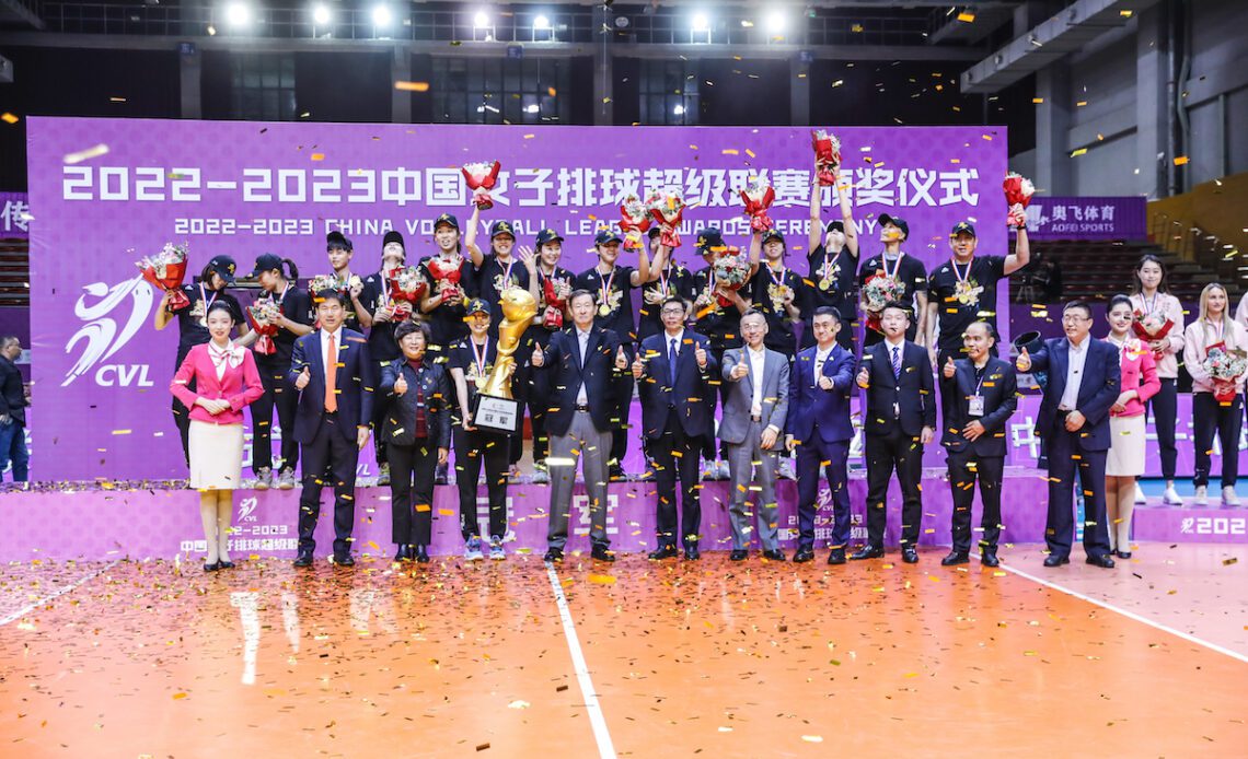 WorldofVolley :: CHN W: Tianjin conclude brutal domination over Super League with 4th consecutive title