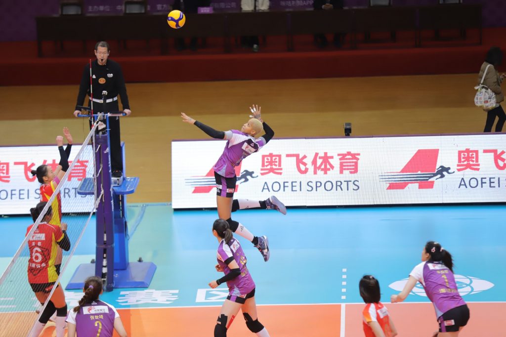 WorldofVolley :: CHN W: Tianjin easily prevailed in Game 1 of finals against Shanghai, only one win separates them from title defense