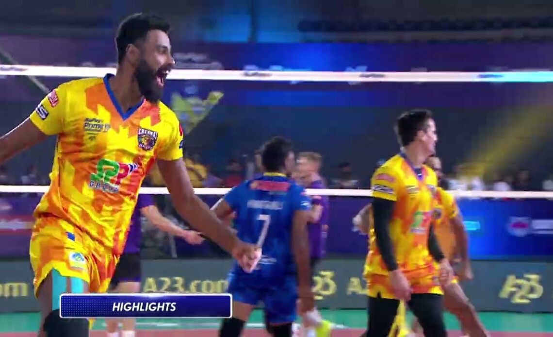 2022 Prime Volleyball League Highlights: Chennai Blitz VS Bengaluru Torpedoes