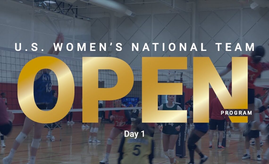 2023 U.S. Women's National Team Open Program | Day 1 Highlights