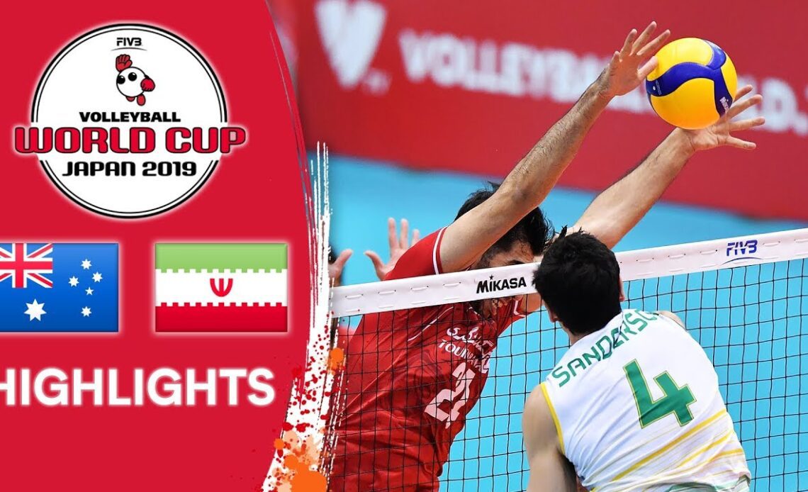 AUSTRALIA vs. IRAN - Highlights | Men's Volleyball World Cup 2019