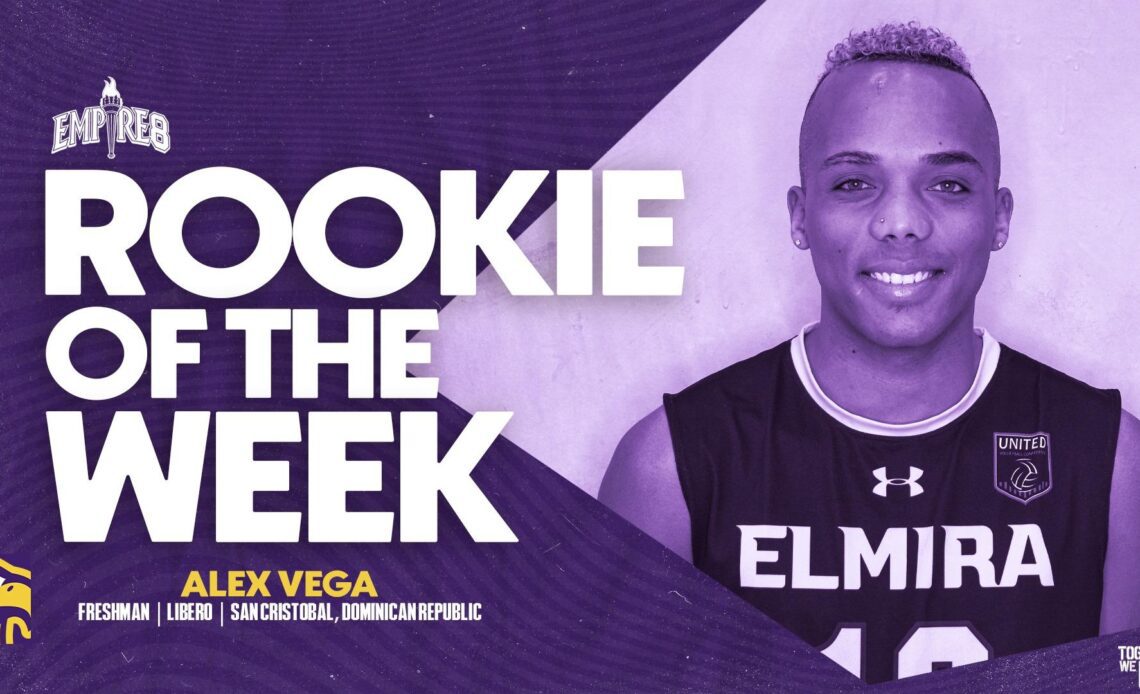 Alex Vega Earns Empire 8 Rookie of the Week for Men's Volleyball