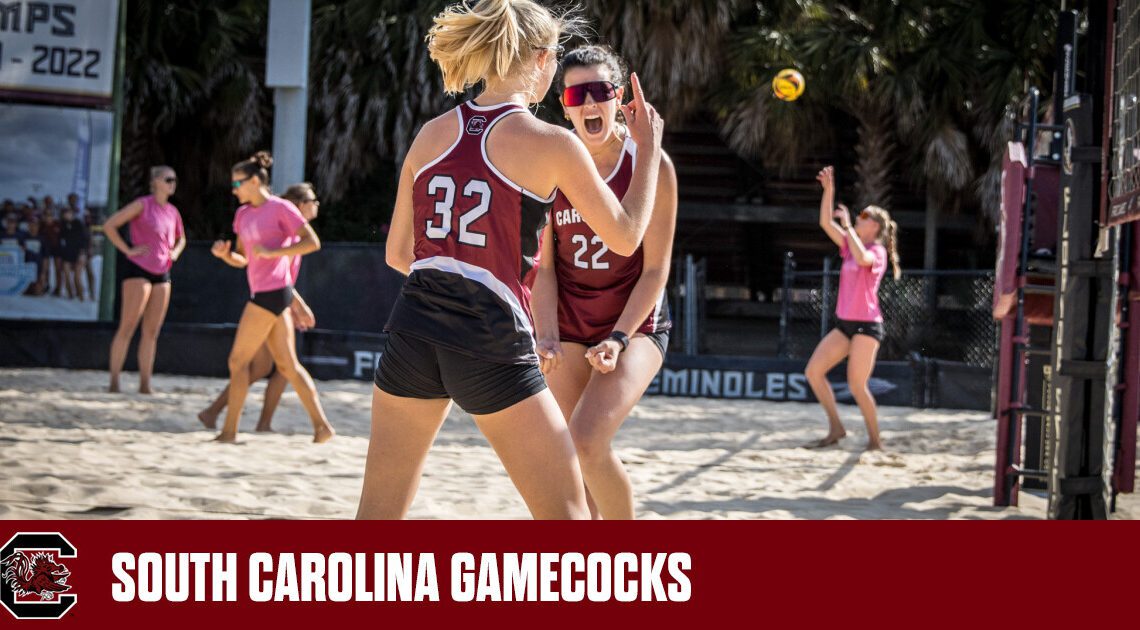 Beach Volleyball Wraps Up Opening Weekend – University of South Carolina Athletics