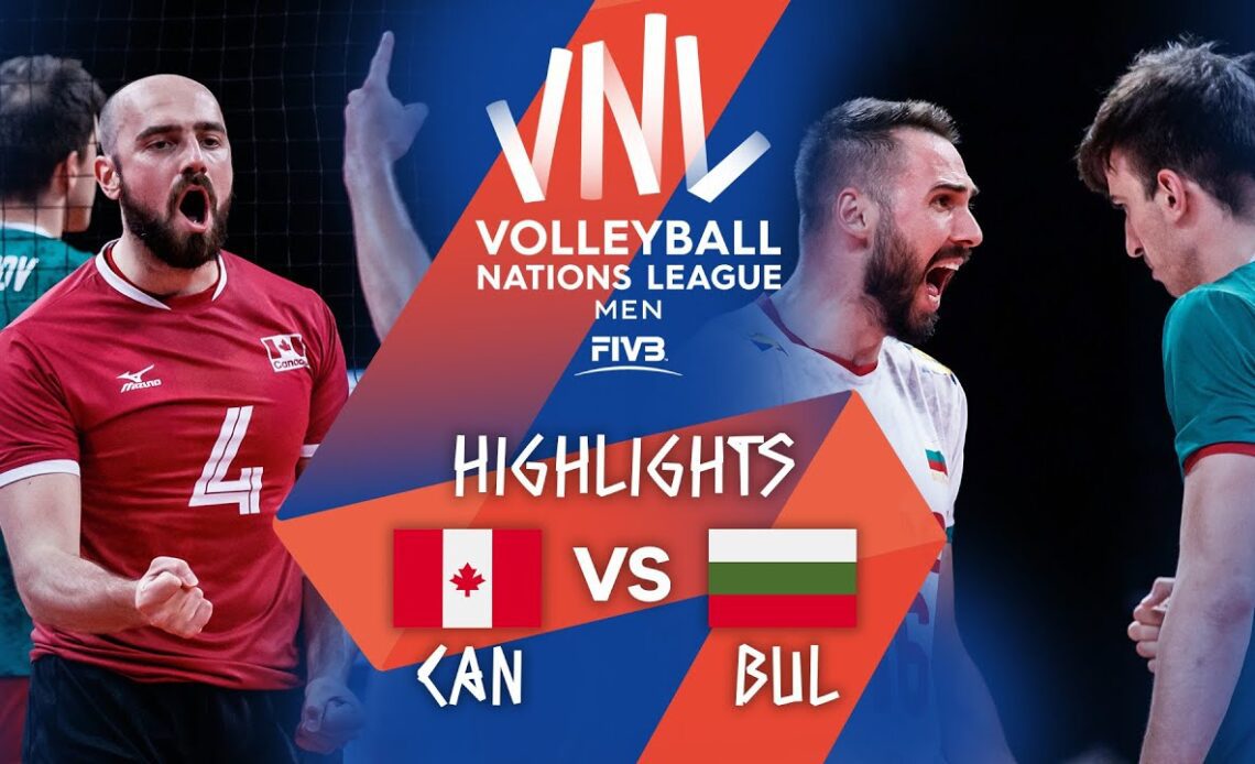 CAN vs. BUL - Highlights Week 2 | Men's VNL 2021
