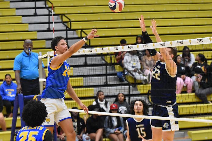 Charleston improves to 9-0 in NCAA men's volleyball; 35 kills for Benedict's Delancy