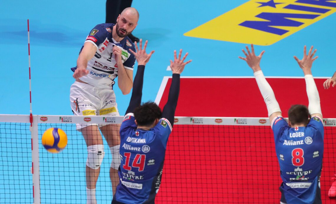 DEL MONTE COPPA ITALIA: Trento advanced to the Finals after a thrilling semifinal match against Milano