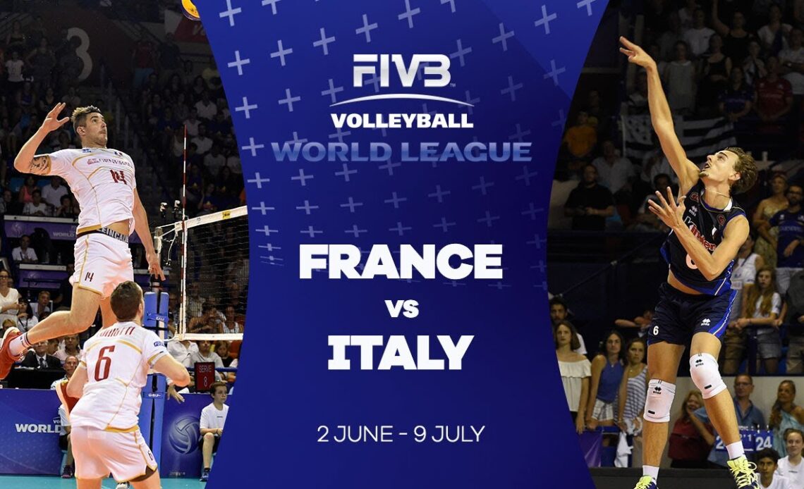 France v Italy highlights - FIVB World League