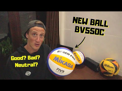 Mikasa BV550C Review (New Ball for FIVB Beach Volleyball)