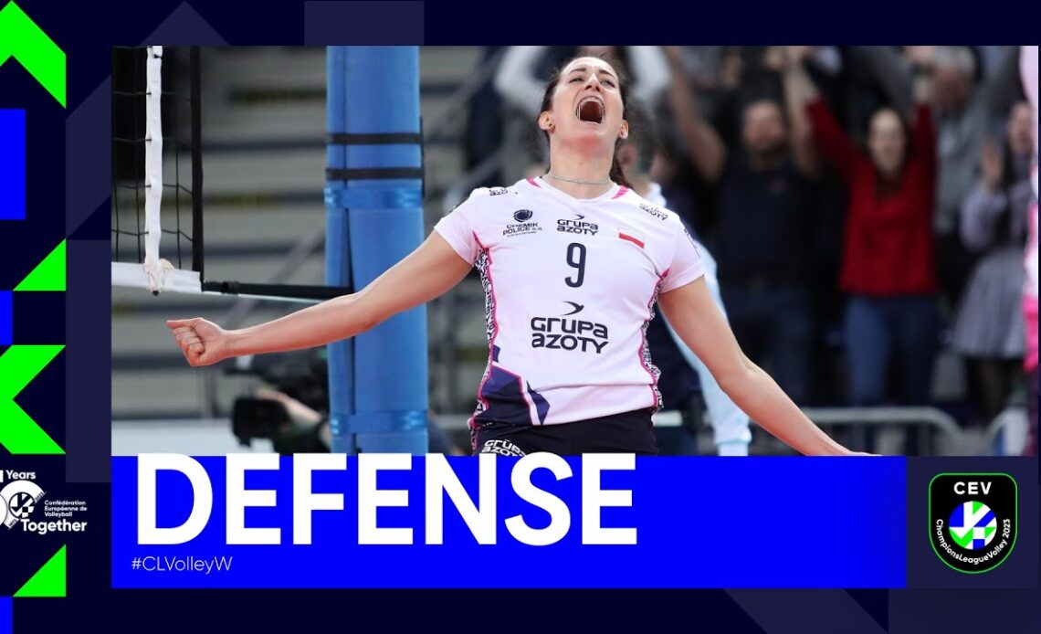 Most Entertaining Defensive Plays of the Week I Vakifbank Police Fenerbahce Rzeszow Le Cannet  Lodz