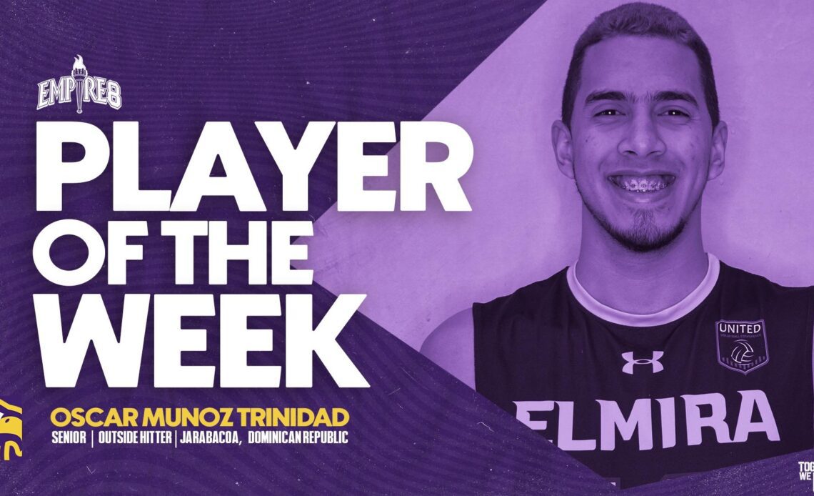 Oscar Munoz Trinidad Earns Empire 8 Player of the Week Honors