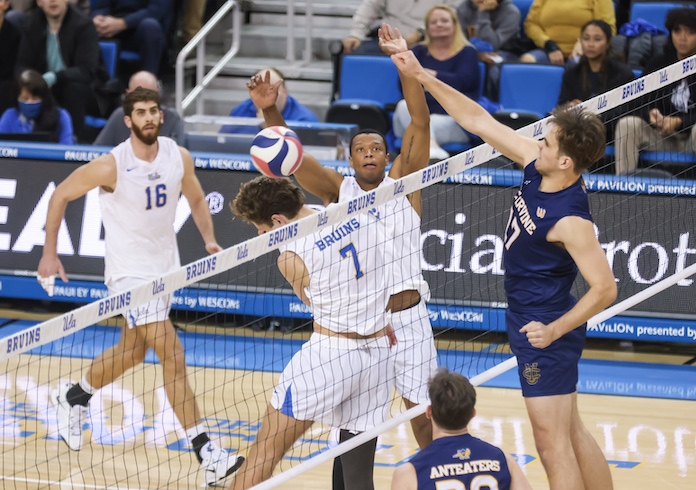 Photo gallery as UCLA tops UCI; USC, streaking Daemen win in NCAA men's volleyball