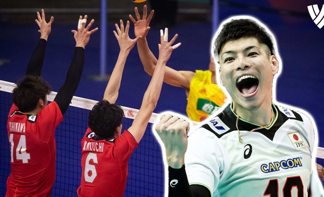 Rising Above the Net: Japan's Mighty Middle Blockers in Action